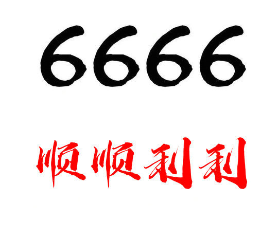 上海菏泽移动手机尾号6666寓意六六大顺