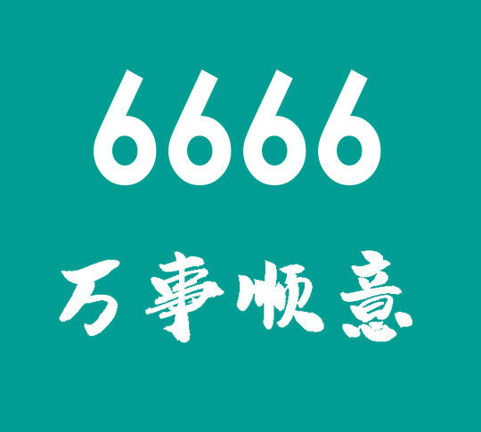 上海菏泽联通手机尾号6666合集大全