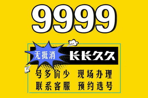 上海菏泽电信手机尾号9999靓号最新汇总